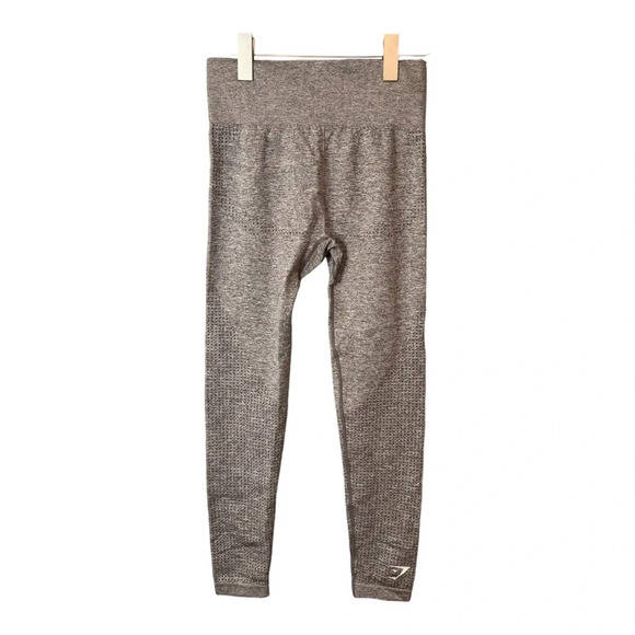 Gymshark Gray Vital Seamless High Rise Leggings.  Size Medium - Picture 7 of 11